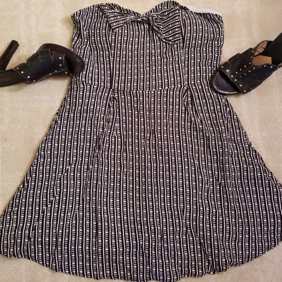 Monteau Strapless Dress Sz M - Picture 1 of 3